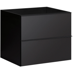CERANO - Koupelnová skříňka pod umyvadlo Velora - černá matná - 60x49,8x46  (CER-8050BD7914)