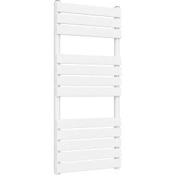 CERANO - Koupelnový radiátor Claude - boční připojení - 575 W - bílá lesklá - 1200x500 mm (CER-451080)