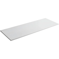 CERANO - Kúpeľňová doska z liateho mramoru Elanys - biela matná - 160x1,2x46 (CER-662044)