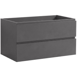 CERANO - Kúpeľňová skrinka pod umývadlo Carole - antracitová - 79x48x45 (CER-692779)