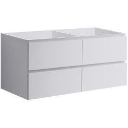 CERANO - Kúpeľňová skrinka pod umývadlo Carole - biela matná - 119x48x45 (CER-431563)