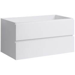 CERANO - Kúpeľňová skrinka pod umývadlo Carole - biela matná - 99x48x45 (CER-431560)