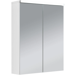 CERANO - Kúpeľňová zrkadlová skrinka s LED osvetlením Avia - biela matná - 55x70x16,5 (CER-661888)