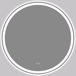 CERANO - Kúpeľňové LED zrkadlo Eterno - O 90 (CER-8050BD6955)