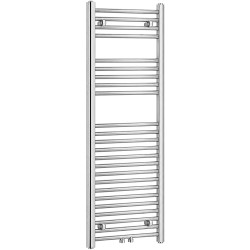 CERANO - Kúpeľňový radiátor Benito - stredové pripojenie 50mm/bočné - 377 W - chróm - 1200x450 mm (CER-600907)