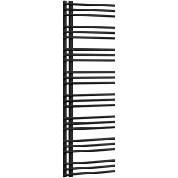 CERANO - Kúpeľňový radiátor Burke - L/P - asymetrické pripojenie 50mm - 750W - čierna matná - 1600x500 mm (CER-429640)