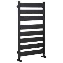 CERANO - Kúpeľňový radiátor Marco - bočné pripojenie - 698W - čierna matná - 920x550 mm (LIV-WP-8-55)