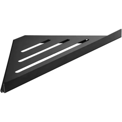 CERANO - Nástenná kúpeľňová polička Alto - čierna matná - 30x19 (CER-479833)