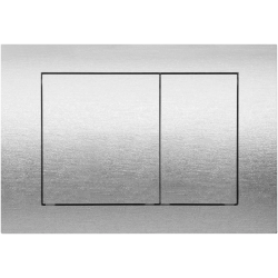 CERANO - Ovládací tlačítko splachování Maxio k WC modulu Basic - ABS - stříbrná (CER-670819)