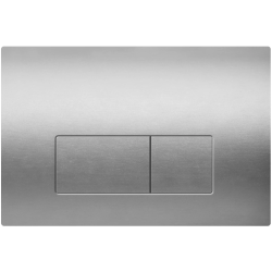 CERANO - Ovládacie tlačidlo splachovania Prime/Modulo - ABS - strieborná (CER-670828)