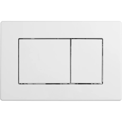 CERANO - Ovládacie tlačidlo WC modulov Lite/Classic - ABS - biela (CER-476906)