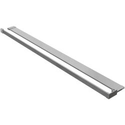 CERANO - Polička/držiak na uteráky pre sprchovú zástenu Walk-In - 8-10 mm - chróm - 30 až 160 (CER-440147)