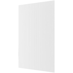 CERANO - Sklo ke sprchovým zástěnám Onyx - 8 mm - rýhované sklo - 60x200  (CER-476735)
