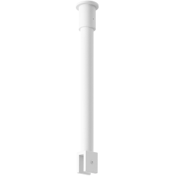 CERANO - Sprchová vzpera Onyx - guľatá - vertikálna do stropu - 40 - biela (CER-476801)