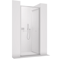 CERANO - Sprchové posuvné dveře Versaro L/P chrom, transparentní sklo - 100x190  (CER-8050BD80257)