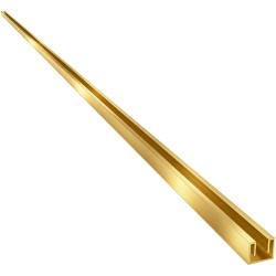 CERANO - Stenový zápustný profil pre sprchové zásteny Walk-in - 8 mm - zlatá - 200 (CER-476831)