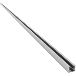 CERANO - Stěnový zápustný profil pro sprchové zástěny Walk-in - 10 mm - chrom - 200  (CER-544096)