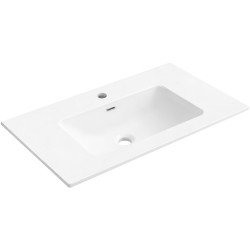 CERANO - Umývadlo keramické Novo - nábytkové - biela lesklá - 81x46,5 (CER-665965)