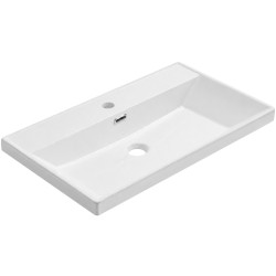 CERANO - Umývadlo keramické Viano - nábytkové - biela lesklá - 50,8x46,4 (CER-680379)