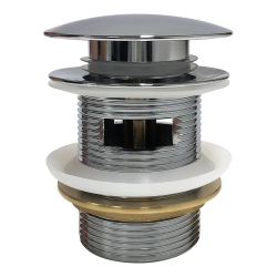 CERANO - Vaňový výpust - click-clack s prepadom - 6/4" - chróm (CER-429151)