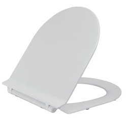 CERANO - WC sedátko so spomaľovacím mechanizmom Sedile - slim/UF - biela lesklá - 36,4x4,9x42,7 (CER-414770)