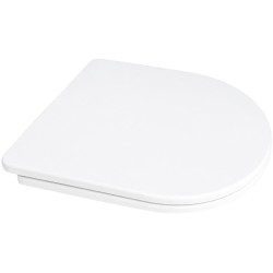 CERANO - WC sedátko Toluco - Soft Close - plast - biela lesklá - 36,4x4,3x43,2 (CER-667769)