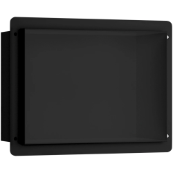 CERANO - Zápustná polička/nika do obkladu - čierna matná - 30x20x10 (CER-417470)
