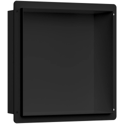 CERANO - Zápustná polička/nika do obkladu - čierna matná - 30x30x10 (CER-417473)