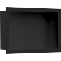 CERANO - Zápustná polička/nika s okrajom do obkladu - čierna matná - 30x20x10 (CER-417449)