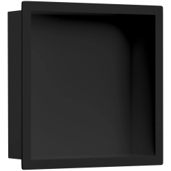 CERANO - Zápustná polička/nika s okrajom do obkladu - čierna matná - 30x30x10 (CER-417458)
