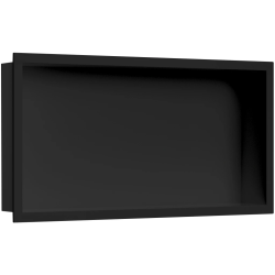 CERANO - Zápustná polička/nika s okrajom do obkladu - čierna matná - 60x30x10 (CER-417464)