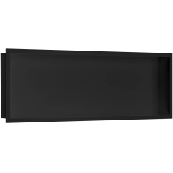 CERANO - Zápustná polička/nika s okrajom do obkladu - čierna matná - 90x30x10 (CER-417467)