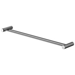 CERSANIT - Dvojitý držiak uterákov ZEN, gun metal black (S951-888)