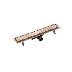 CERSANIT - Lineárny odtokový žľab TAKO 60 s obojstranným roštom, brúsená meď (S204-058)