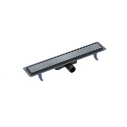 CERSANIT - Lineárny odtokový žľab TAKO 60 s obojstranným roštom, čierny gun metal (S204-062)