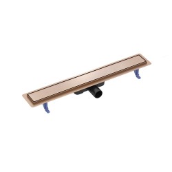 CERSANIT - Lineárny odtokový žľab TAKO 70 s obojstranným roštom, brúsená meď (S204-059)