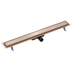 CERSANIT - Lineárny odtokový žľab TAKO 90 s obojstranným roštom, brúsená meď (S204-061)