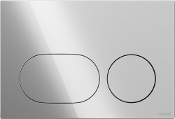 CERSANIT - Ovládacie tlačidlo DUETO k systému AQUA, chróm lesk (K97-0635)