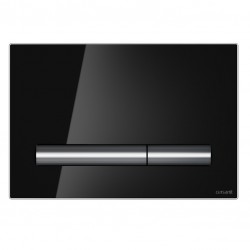 CERSANIT - Ovládacie tlačidlo PILOT II, čierne sklo (K97-530)