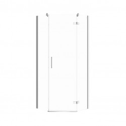 CERSANIT - Päťuholný sprchovací kút JOTA 80X80X195, PRAVÝ, priehľadné sklo (S160-009)