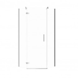 CERSANIT - Päťuholný sprchovací kút JOTA 90x90x195, ĽAVÝ, priehľadné sklo (S160-014)