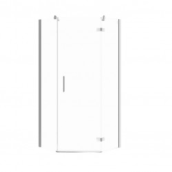 CERSANIT - Päťuholný sprchovací kút JOTA 90X90X195, PRAVÝ, priehľadné sklo (S160-013)