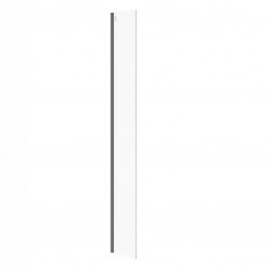 CERSANIT - PEVNÁ SPRCHOVÁ STENA K WALK-IN MILLE - (30x200) ČIERNA, číre sklo (S161-015)