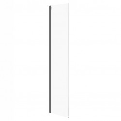 CERSANIT - PEVNÁ SPRCHOVÁ STENA K WALK-IN MILLE - (50x200) ČERNÁ, číre sklo (S161-016)