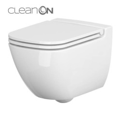 CERSANIT - SET 741 závesná misa CASPIA NEW CLEAN ON vrátane sedátka duroplast (K701-103)