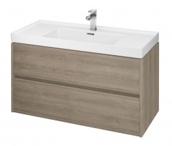 CERSANIT - SET B117 CREA 100, dub (skrinka + umývadlo) (S801-290)