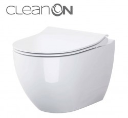 CERSANIT - SET B246 závěsná mísa ZEN CLEAN ON včetně dur. sedátka SLIM (S701-428)
