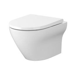 CERSANIT - SET B331 WC misa LARGA OVAL Cleanon + sedadlo SLIM (S701-472)