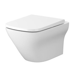 CERSANIT - SET B332 WC misa LARGA SQUARE Cleanon + sedadlo SLIM (S701-473)