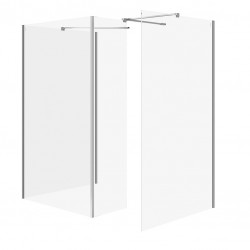 CERSANIT - SET B808 WALK-IN MILLE POHYBLIVÁ STENA CHRÓM 90X90X90X30X200 VIR (S601-195)
